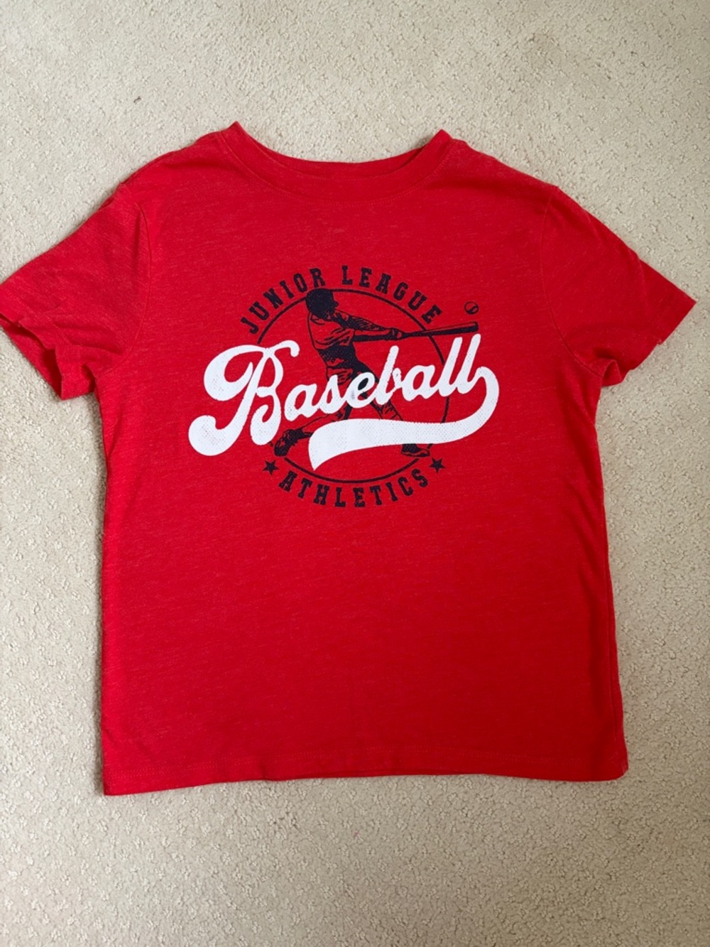 Cat & Jack Red 'Baseball' Graphic Tee